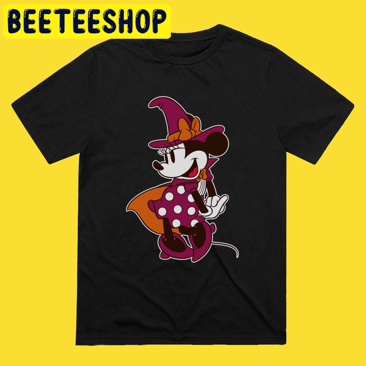 Disney Minnie Mouse in Witch Costume Halloween Trending Unisex T-Shirt