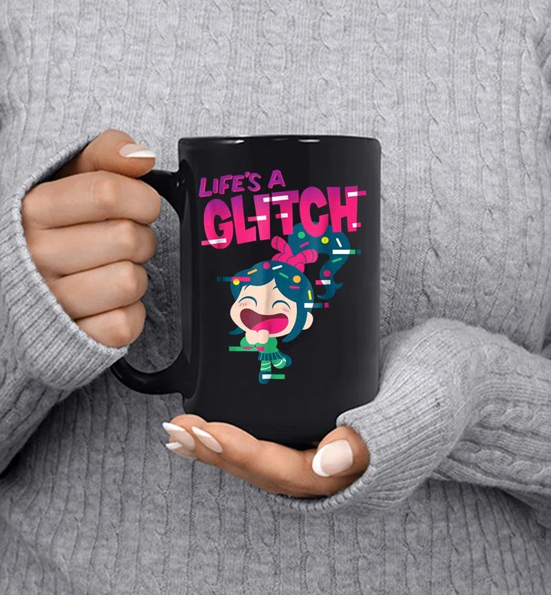 Disney Ralph Breaks The Internet Vanellope Glitch Mug