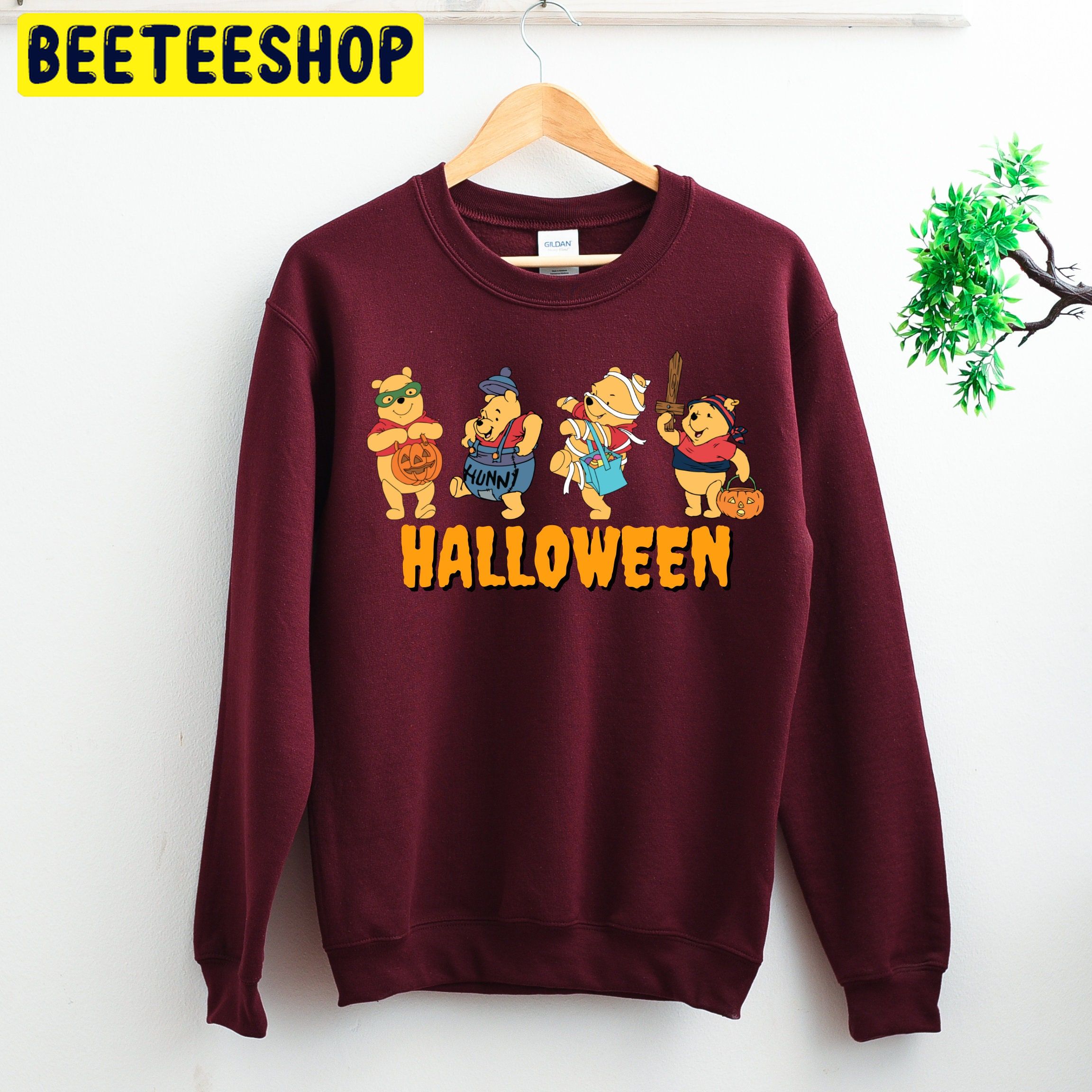 Disney Winnie The Pooh Halloween Party Trending Unisex Shirt