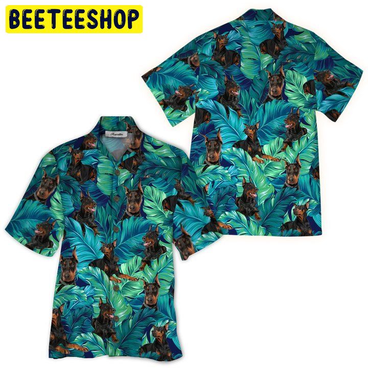 Doberman 3D All Over Printed Trending Hawaiian Shirt - Beeteeshop