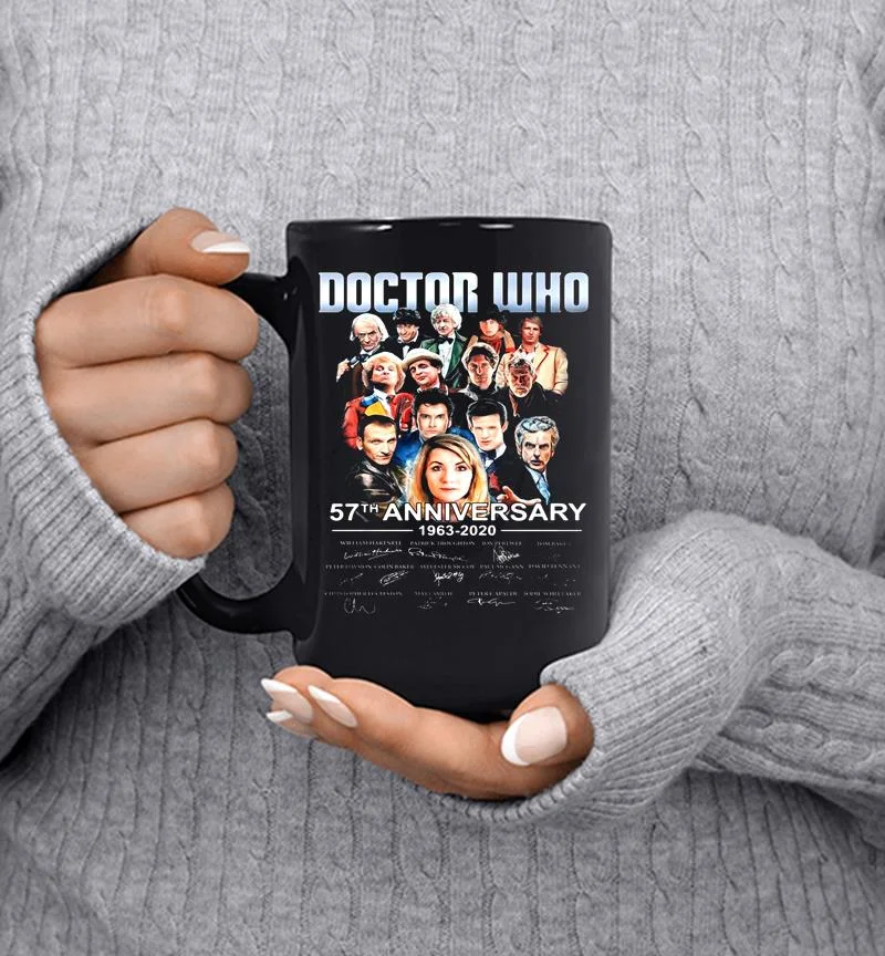 Doctor Who 57th Anniversary 1963-2020 Signature Mug