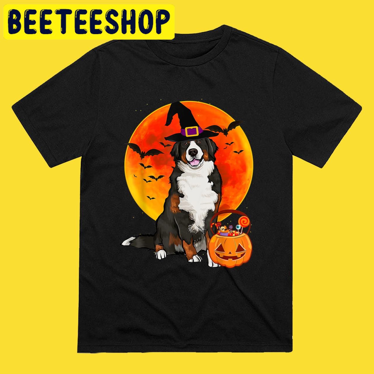 Dog Bernese Mountain In 2022 Halloween Trending Unisex T-Shirt