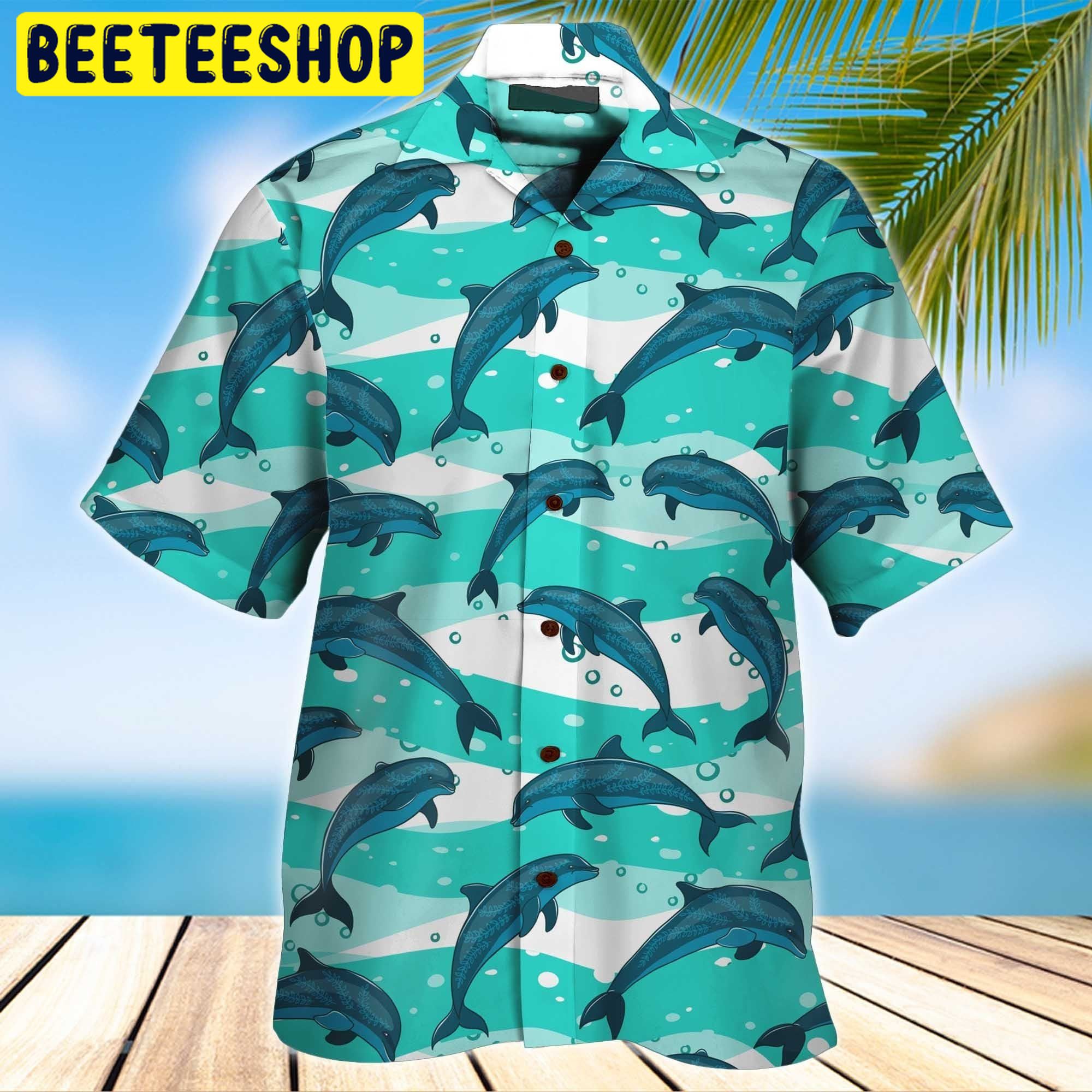 Dolphin 3D All Over Printed Trending Hawaiian Shirt