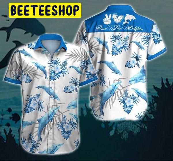 Dolphin Hawaiian Shirt 4359