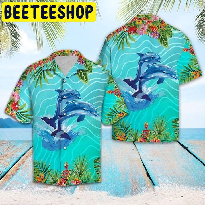 Dolphin Hawaiian Shirt 5359