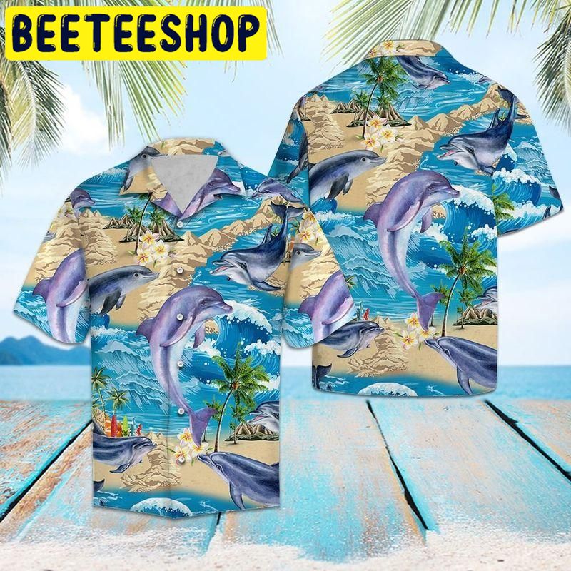 Dolphin Hawaiian Shirt 6359