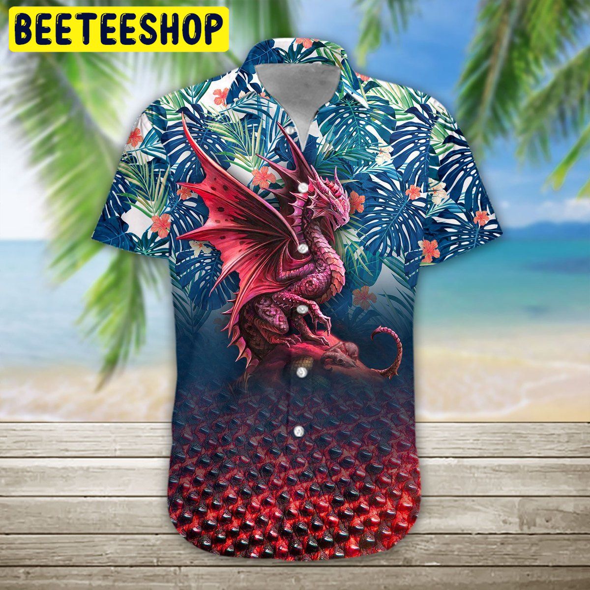 Dragon 3D All Over Printed Trending Hawaiian Shirt