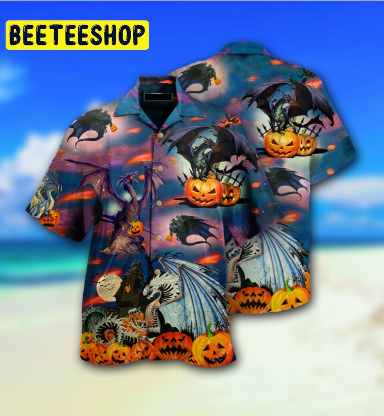 Dragon And Halloween Trending Hawaiian Shirt