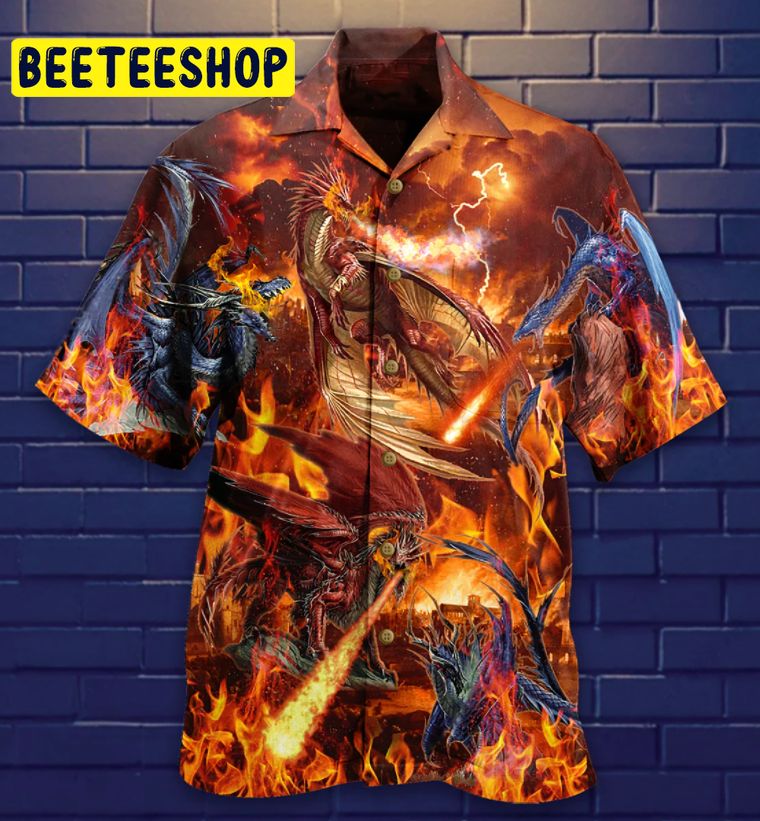 Dragon Fire Trending Hawaiian Shirt