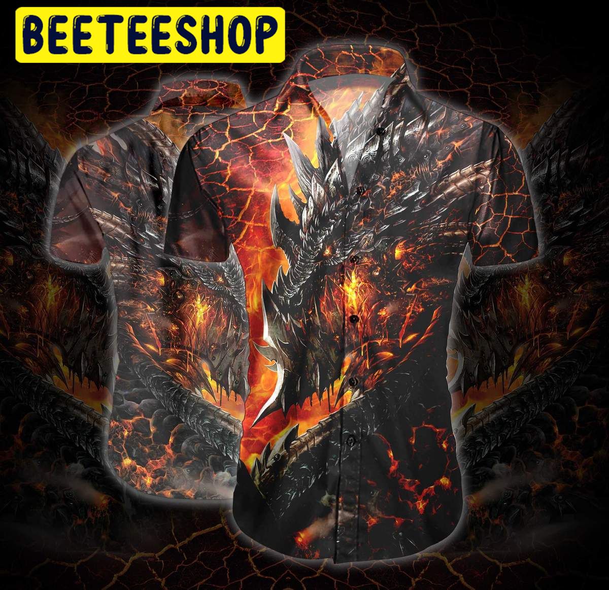 Dragon Lava Hawaiian Shirt