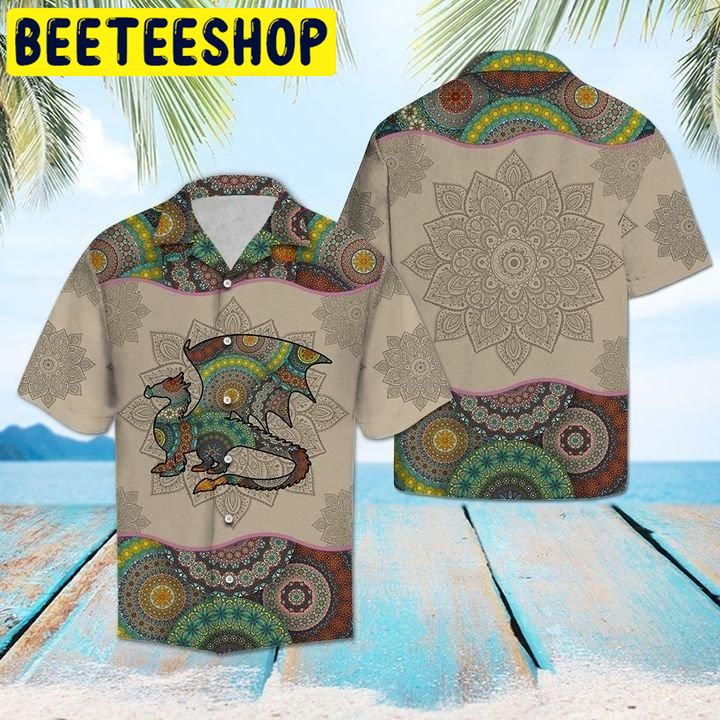 Dragon Mandala Hawaiian Shirt