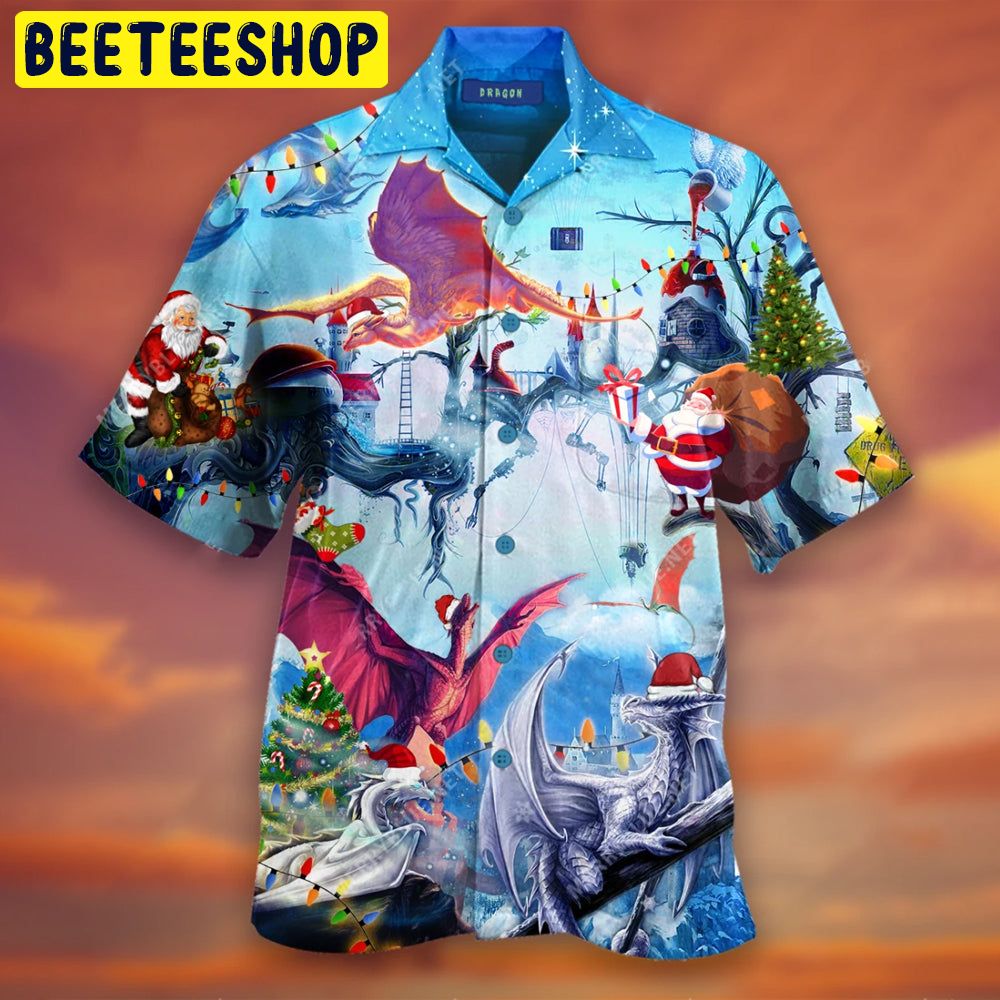 Dragon Noel Trending Hawaiian Shirt