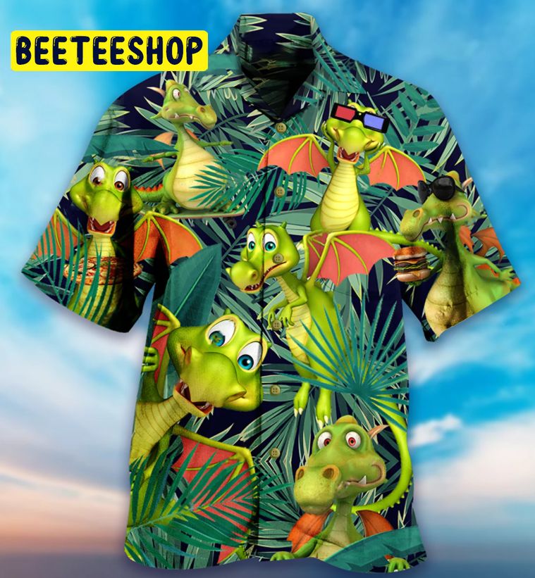 Dragon Tropical Love Life Trending Hawaiian Shirt