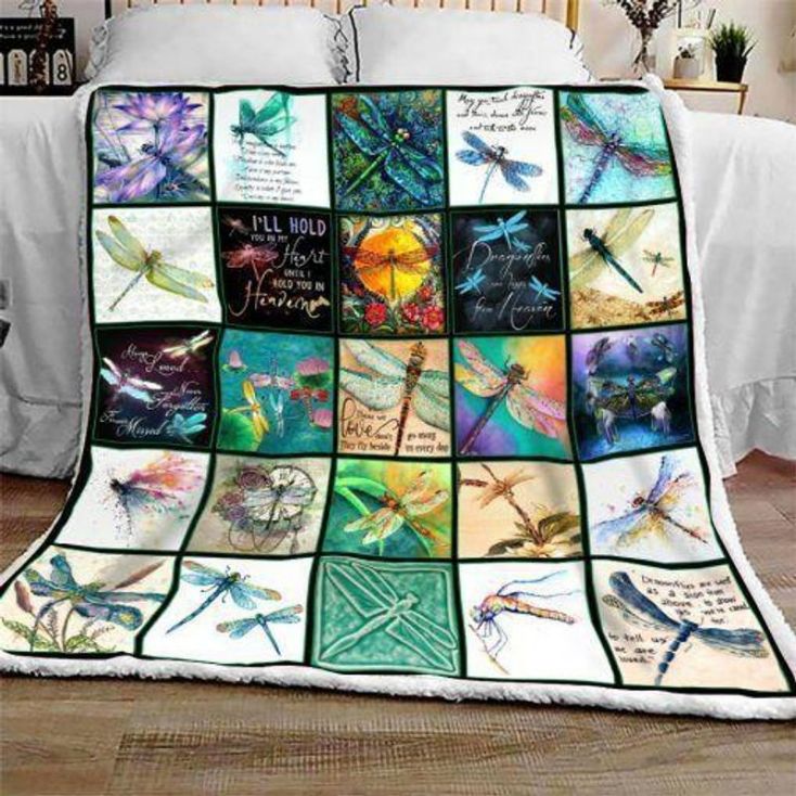 Dragonfly Comfy Sofa Throw Blanket