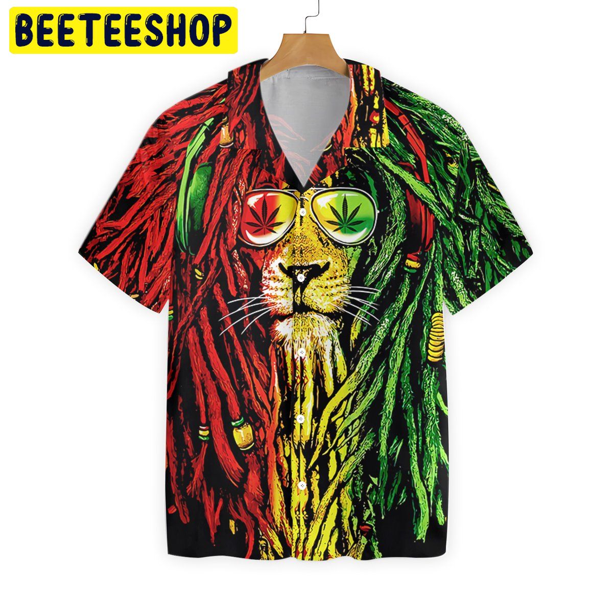 Dreadlocks Rasta Lion Trending Hawaiian Shirt