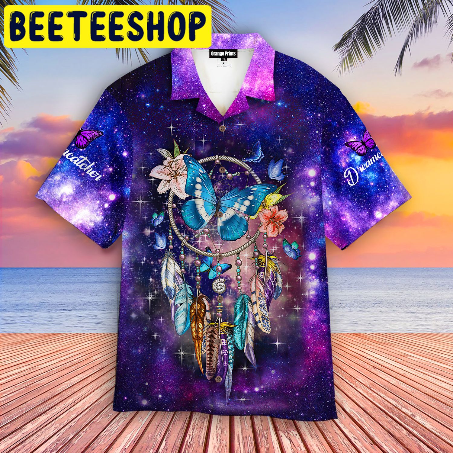 Dreamcatcher Butterfly Art Hawaiian Shirt