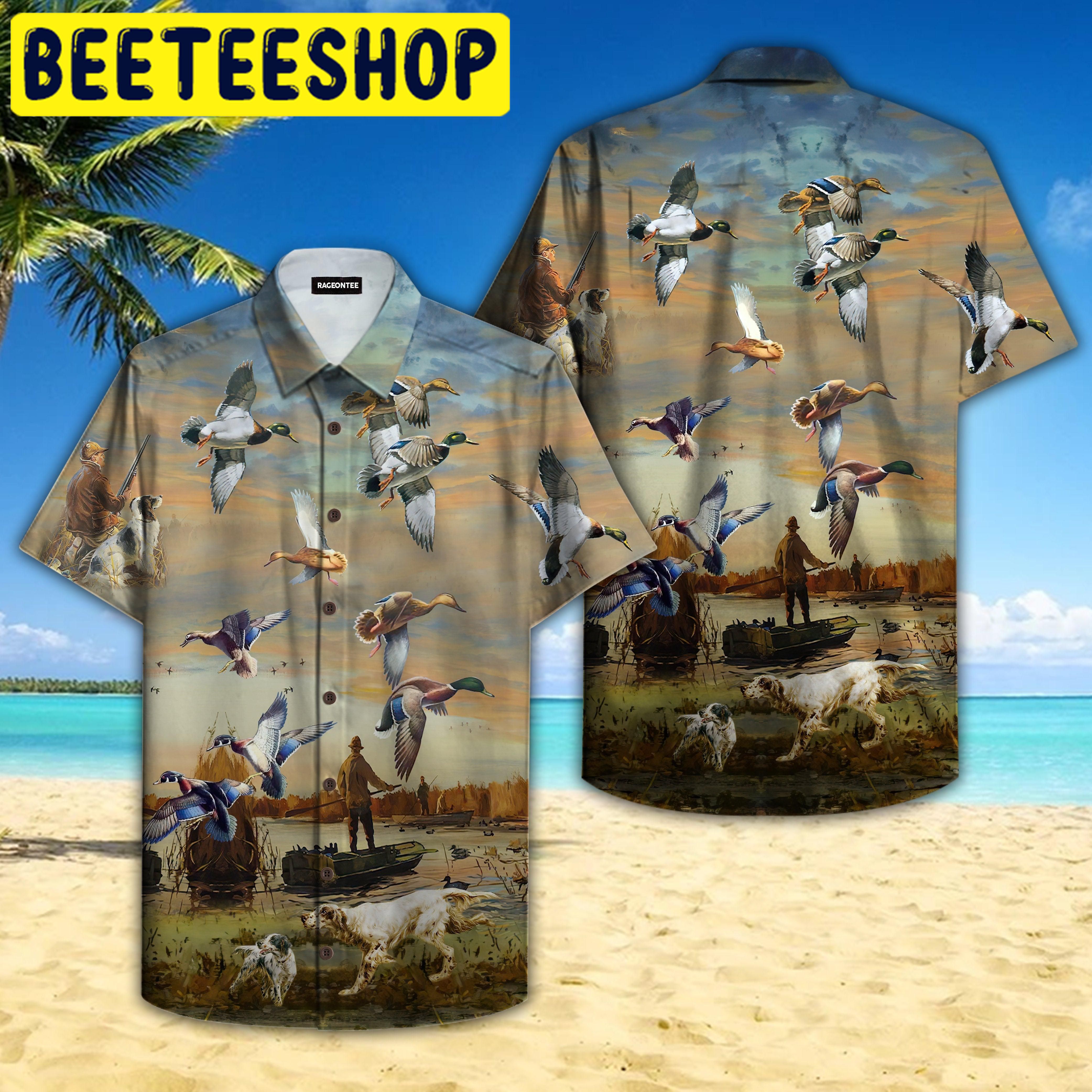 Duck Hunting Hawaiian Shirt