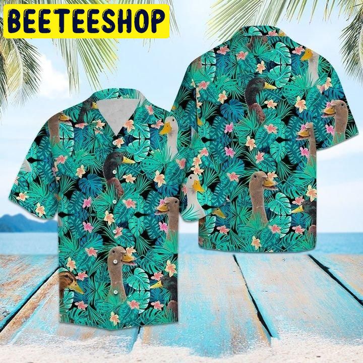 Duck Tropical Hawaiian Shirt - Beeteeshop