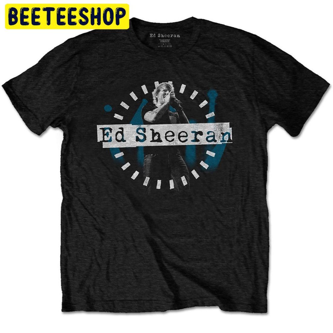 Ed Sheeran Microphone Pose Trending Unisex Shirt