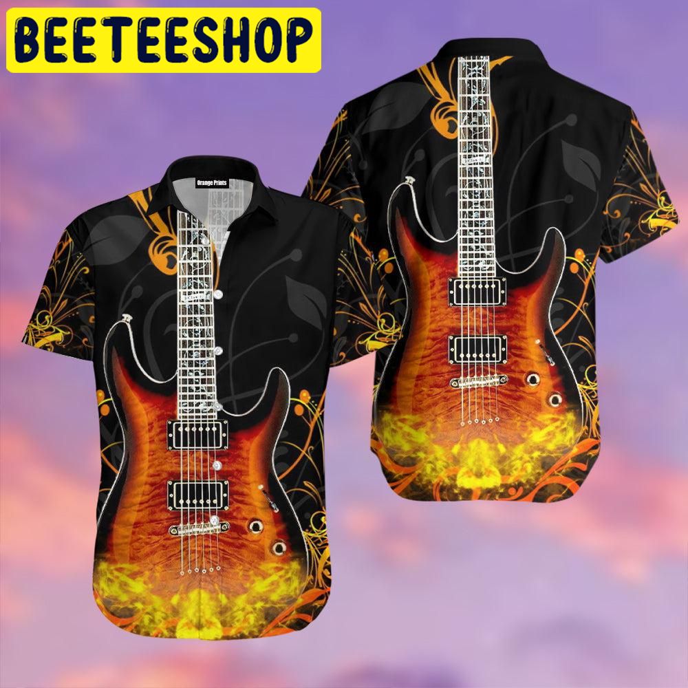 Electric Guitar Hawaiian Shirt 2359