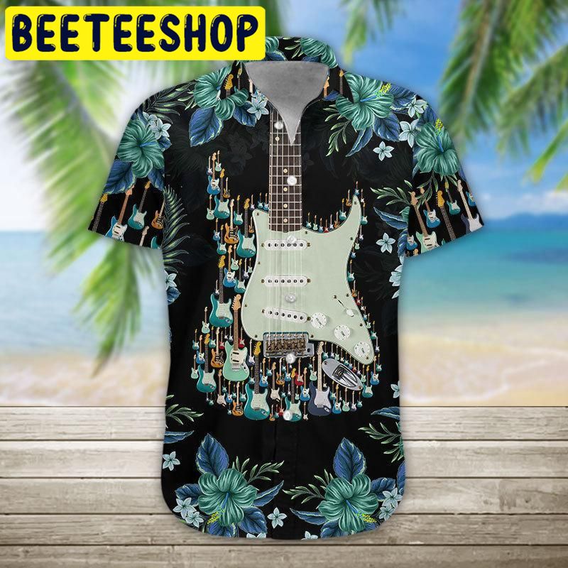 Electric Guitar Unisex Hawaiian Shirt