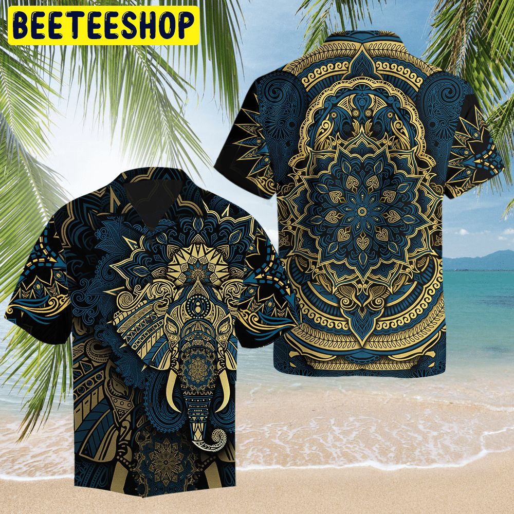 Elephant Royal Mandala Trending Hawaiian Shirt And Short