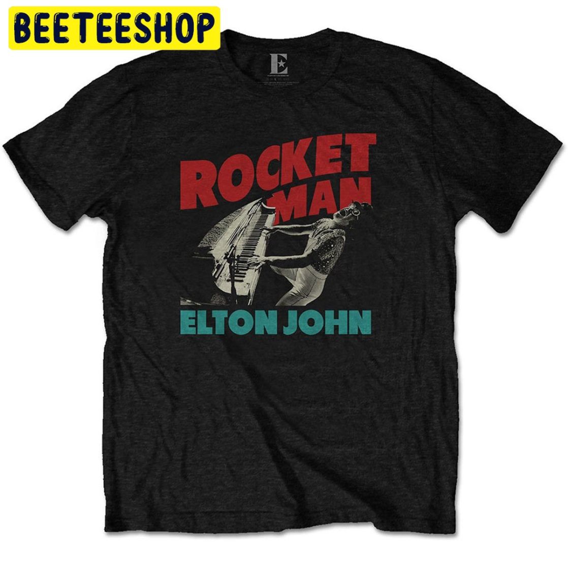 Elton John Rocket Man Honky Chateau Piano Trending Unisex Shirt Beeteeshop 6485