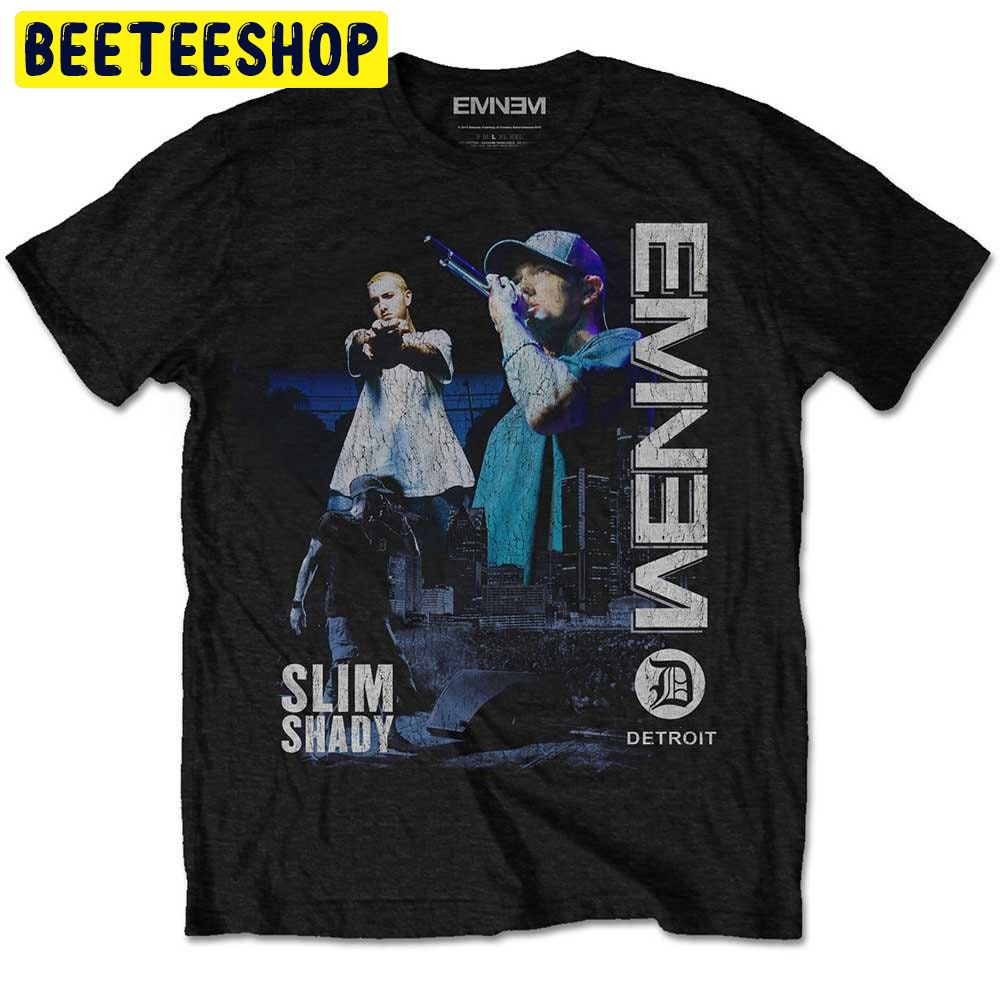 Eminem Live Stage Photo Slim Shady Rap Trending Unisex Shirt