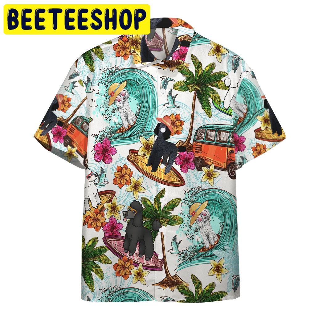 Enjoy Surfing With Poodle Hawaiian Shirt