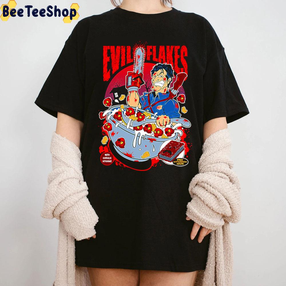 Evil Flakes Halloween Trending Unisex T-Shirt