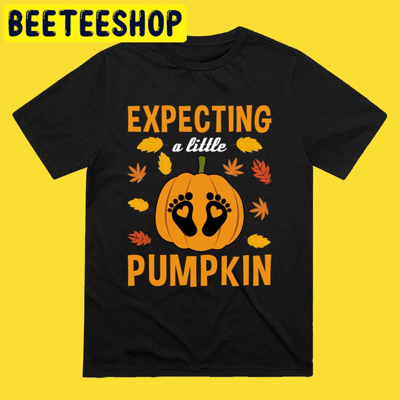 Expecting A Little Pumpkin Maternity Halloween Trending Unisex T-Shirt