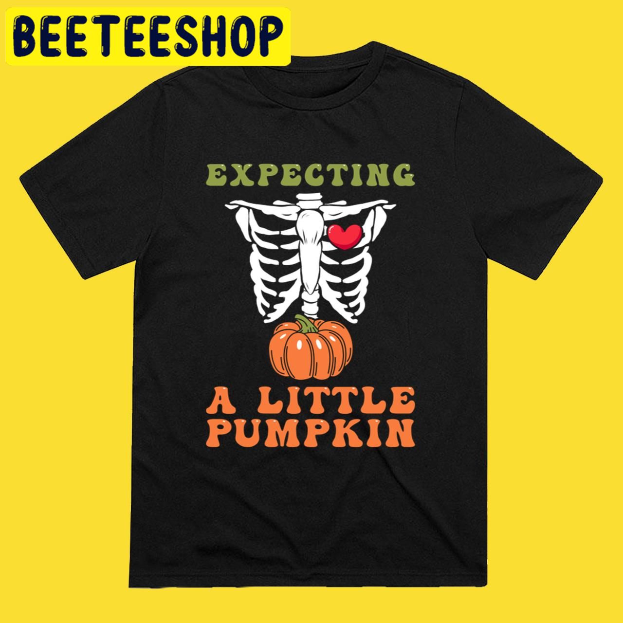 Expecting Pumpkin Maternity Announcement Halloween Trending Unisex T-Shirt