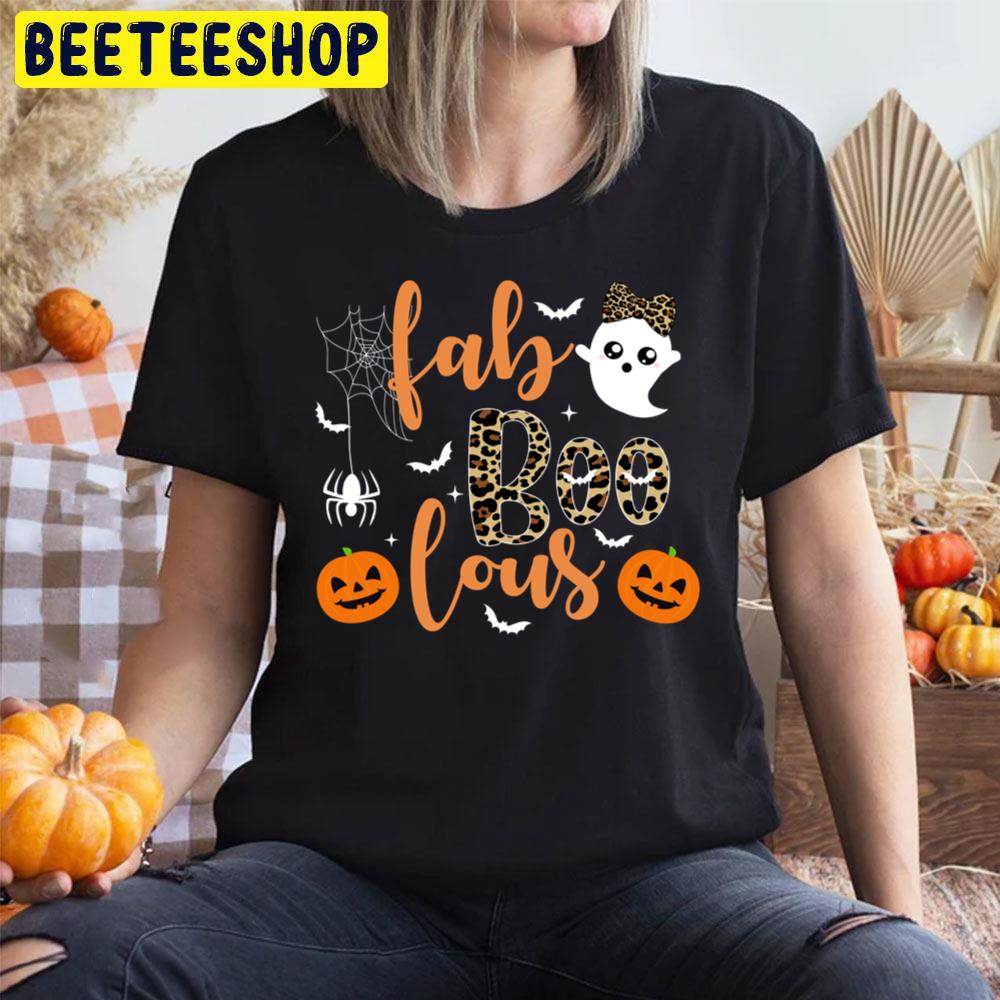 Faboolous Boo And Pumpkin Halloween Trending Unisex T-Shirt