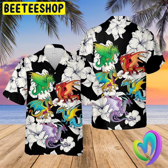 Fantasy Dragon Tropical Summer Trending Hawaiian Shirt