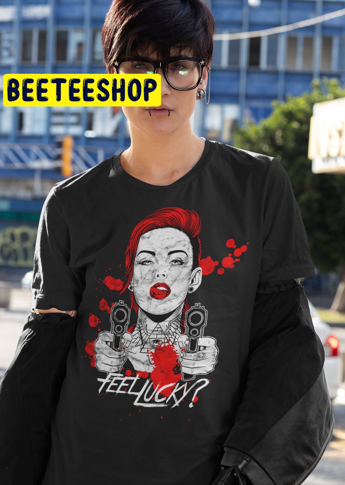 Feel Lucky Comic Harley Quinn Trending Unisex Shirt