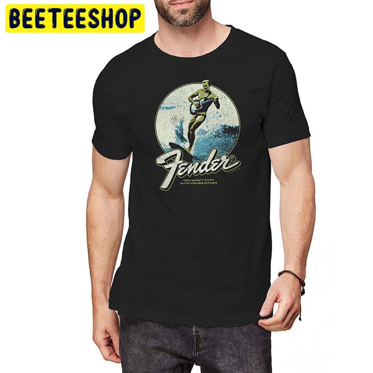 Fender Electric Guitars Stratocaster Telecaster Trending Unisex Shirt