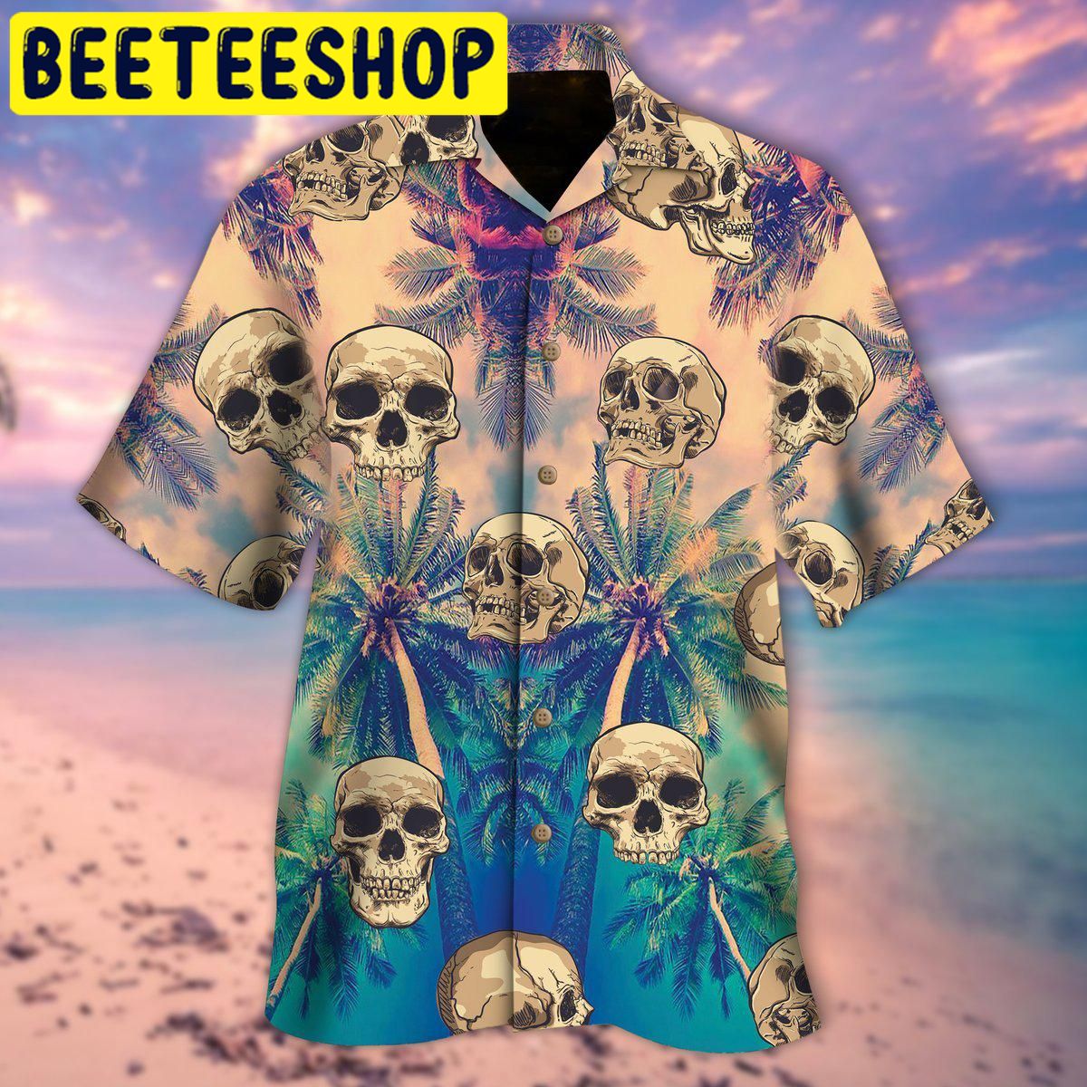 Ferocious Skulls Hawaiian Shirt