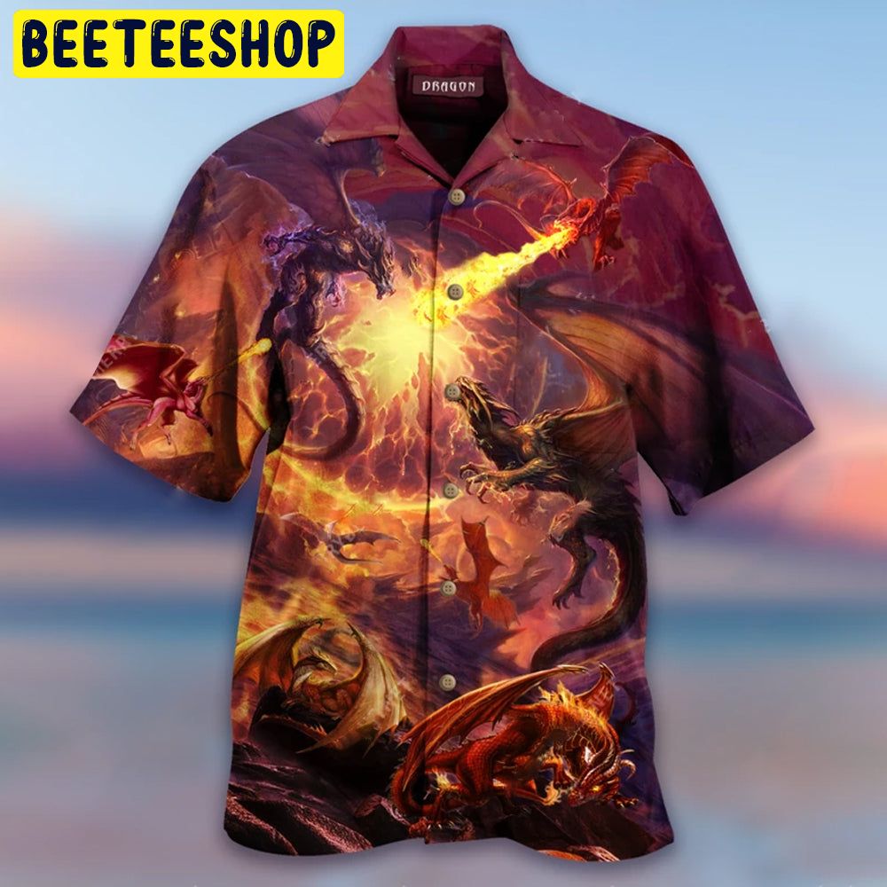 Fire Dragon Trending Hawaiian Shirt