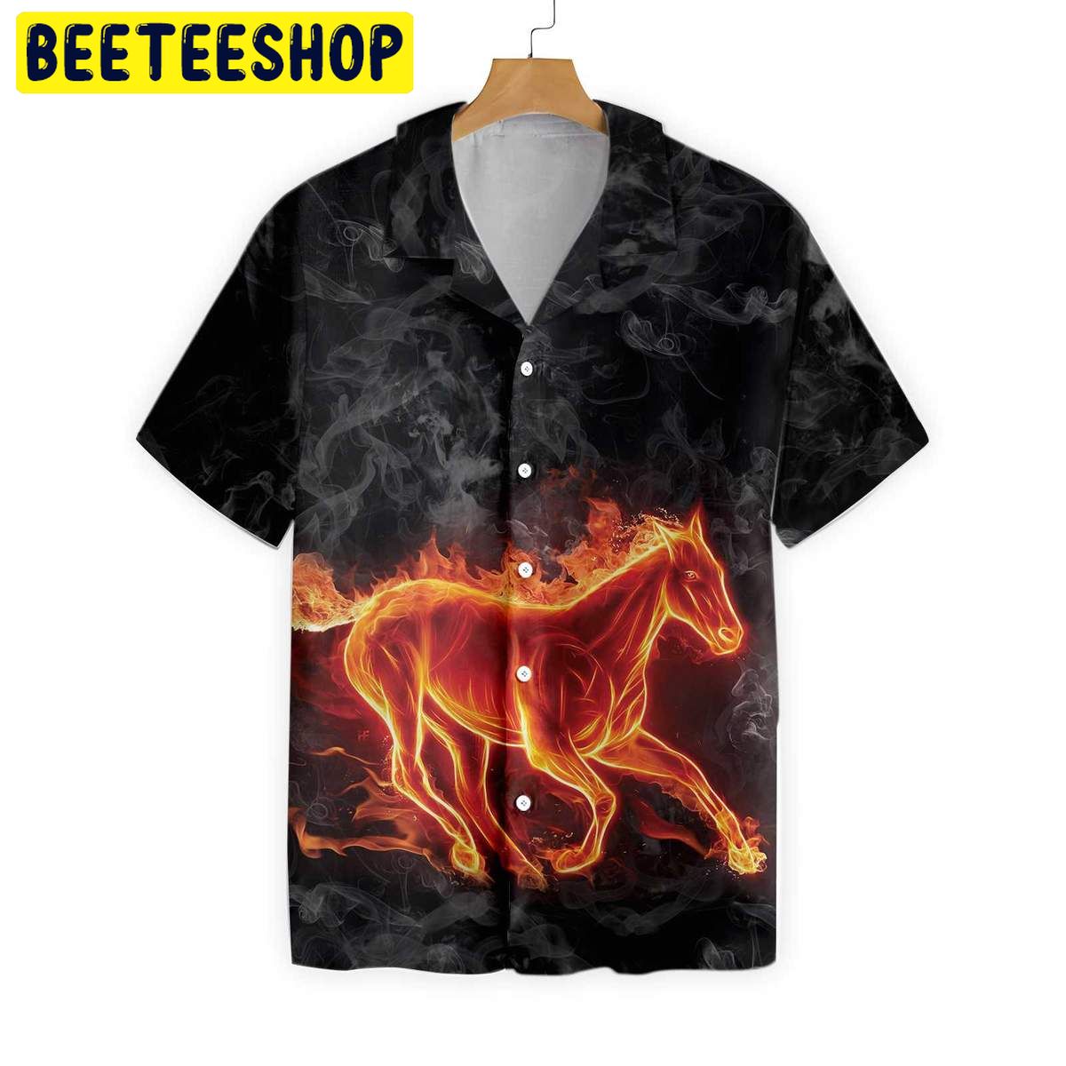 Fire Horse Trending Hawaiian Shirt