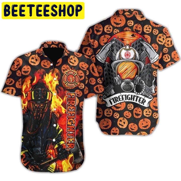 FireFighter Hawaiian Shirt 3359