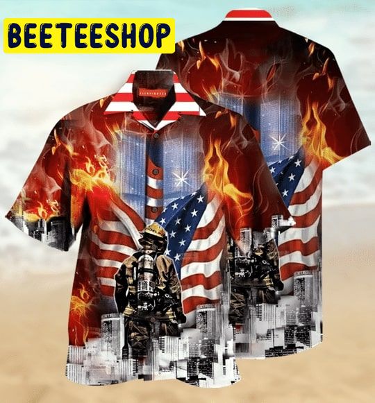 Firefighter Hawaiian Shirt 4359