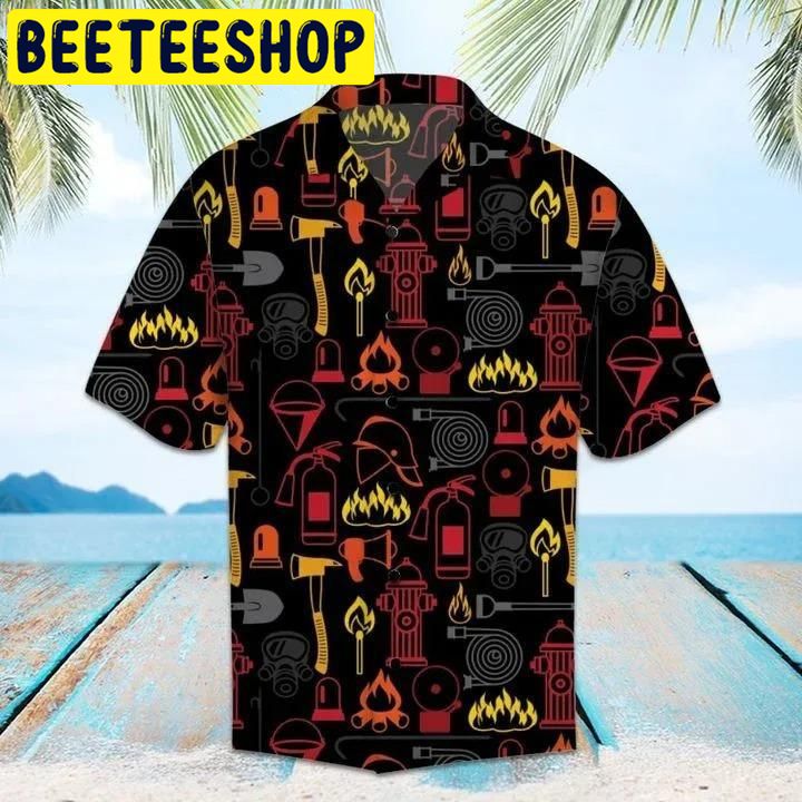 Firefighter Hawaiian Shirt