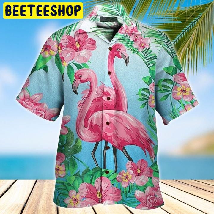 Flamingo 3D All Over Printed Trending Hawaiian Shirt