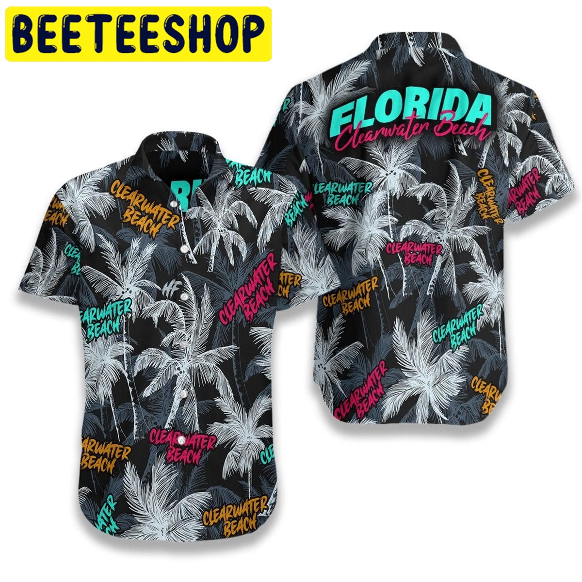 Florida Beach Coconut Tree Hawaiian Shirt