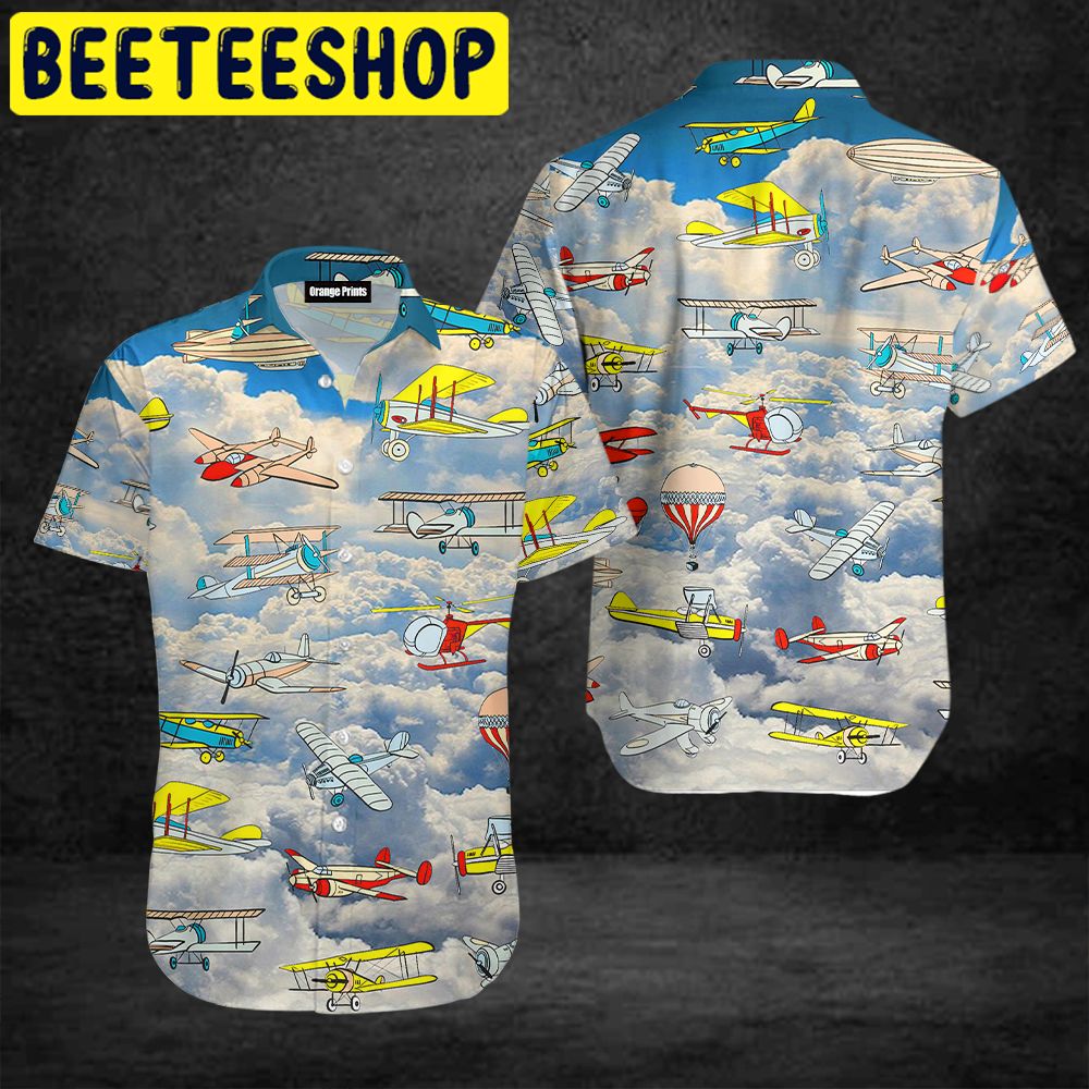 Fly Away Plane Hawaiian Shirt