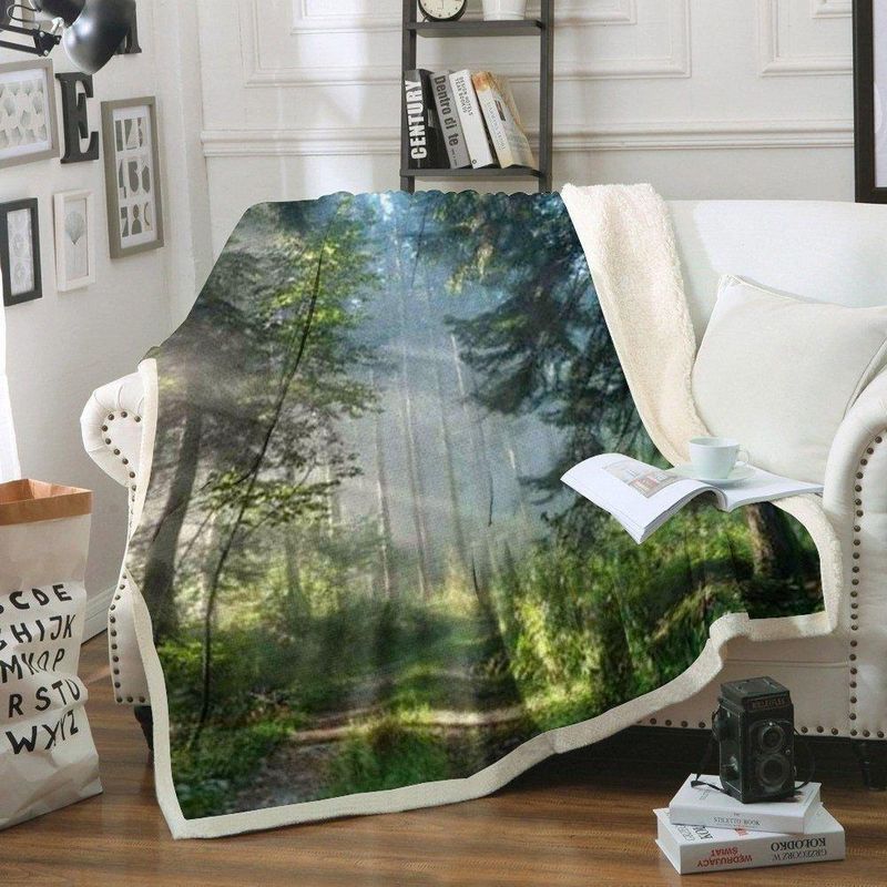 Forest Comfy Sofa Throw Blanket