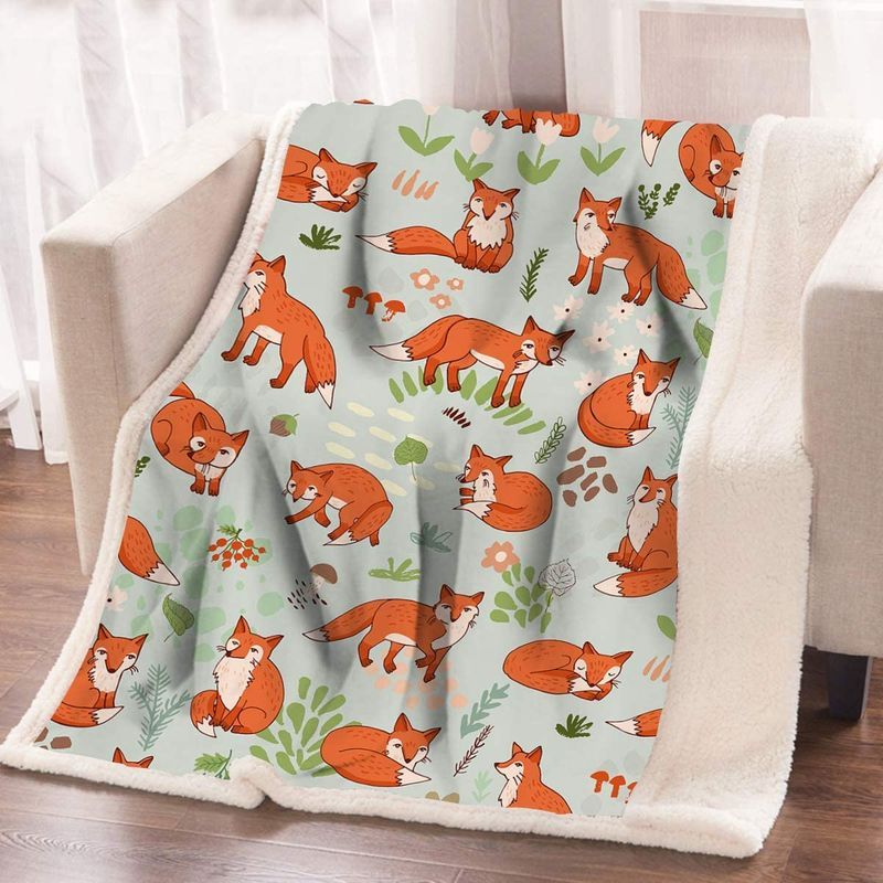 Fox Lover Comfy Sofa Throw Blanket