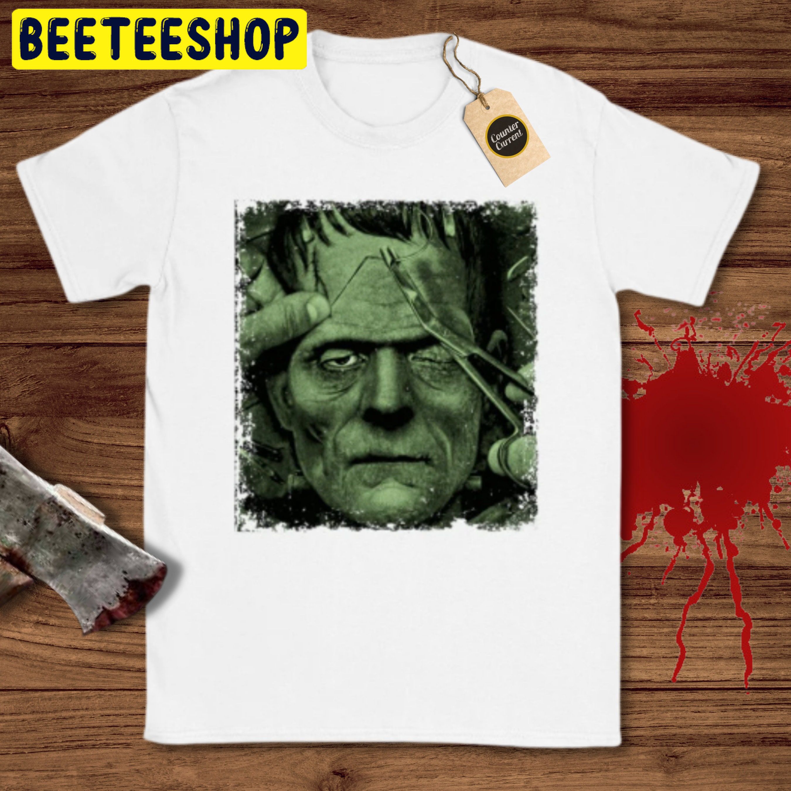 Frankenstein Horror Retro 70s 80s 90s Trending Unisex Shirt