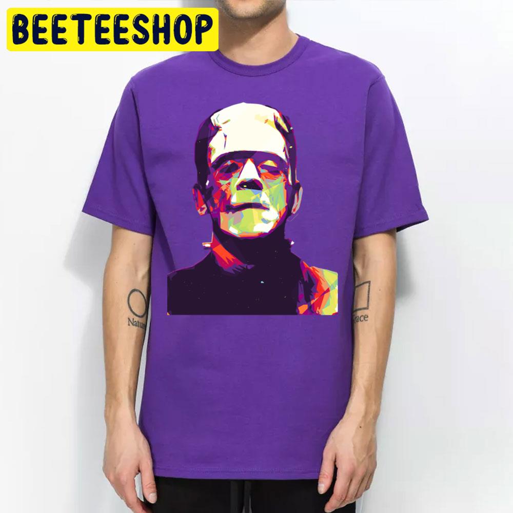 Frankenstein Pop Art Halloween Trending Unisex T-Shirt