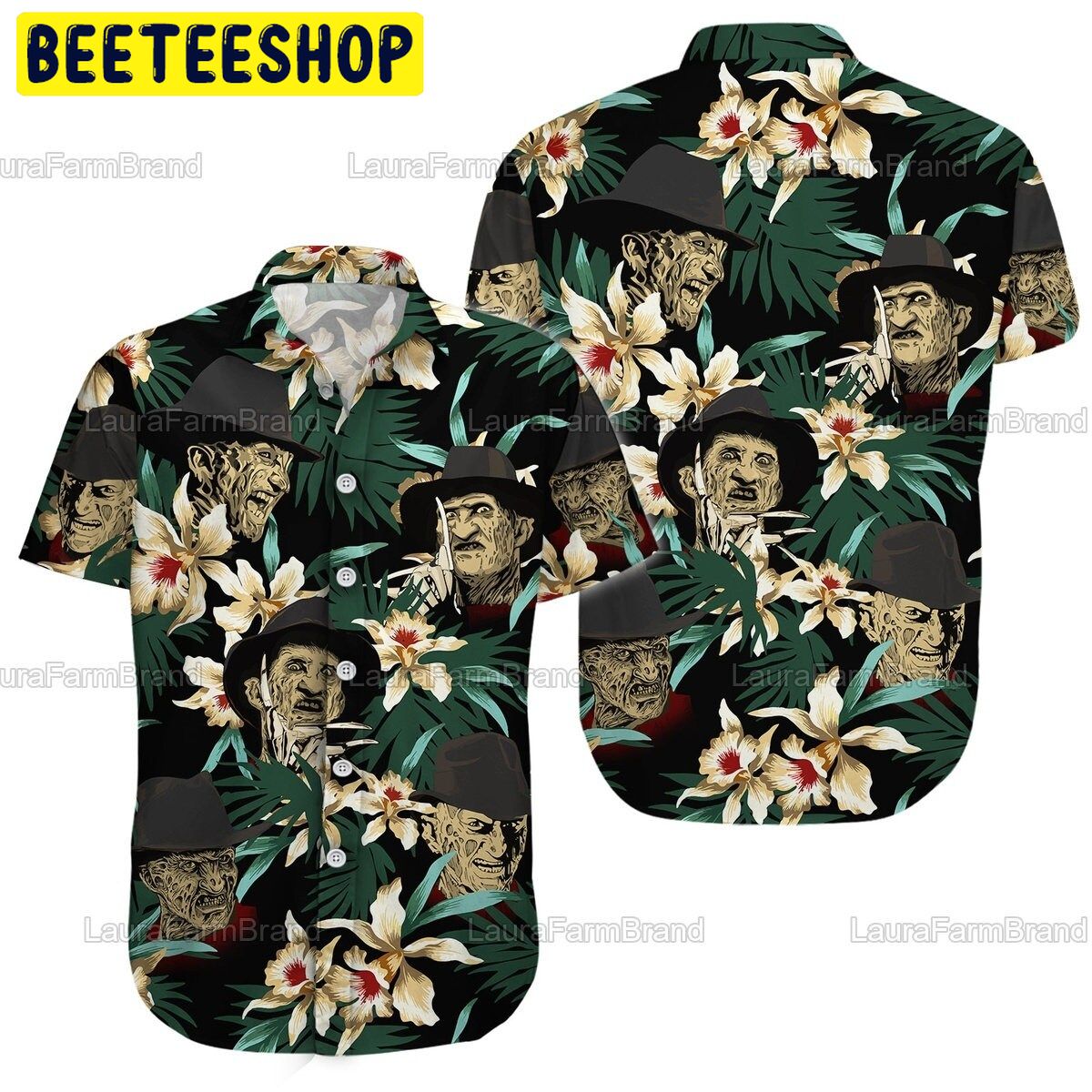 Freddy Krueger Horror Killer Halloween Trending Hawaiian Shirt